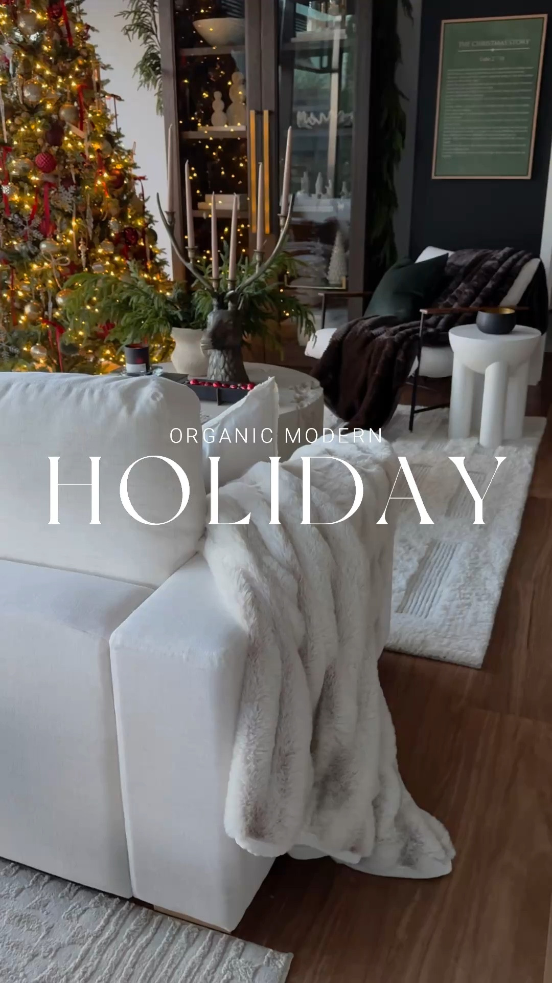 Organic modern holiday🤍🌲

#LTKHome #LTKSeasonal #LTKHoliday