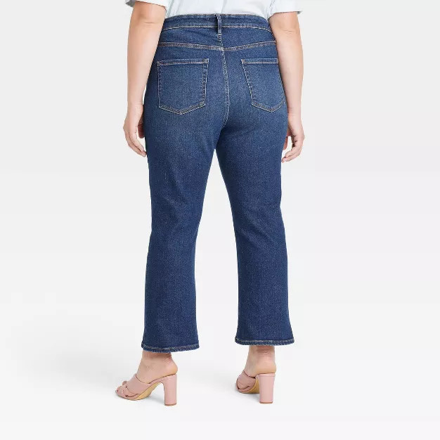 Women's Plus Size High-Rise Demi-Boots Ankle Jeans - Ava & Viv™ | Target