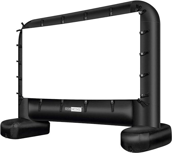 Amazon.com: VIVOHOME 24 Feet Indoor and Outdoor Inflatable Blow up Mega Movie Projector Screen wi... | Amazon (US)
