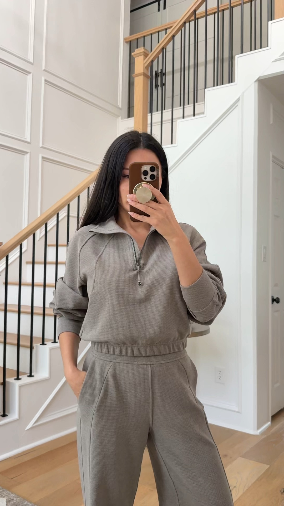 Comfy work from home outfit!! Wearing xxs pants xs top 

#LTKootd #LTKMothersDay #LTKgrwm