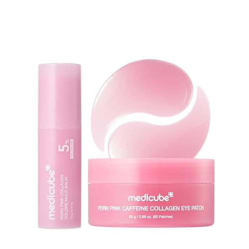 medicube PDRN Eye Glow Duo: PDRN Collagen Volume Multi Balm Stick and Caffeine Eye Patches | Depu... | Amazon (US)