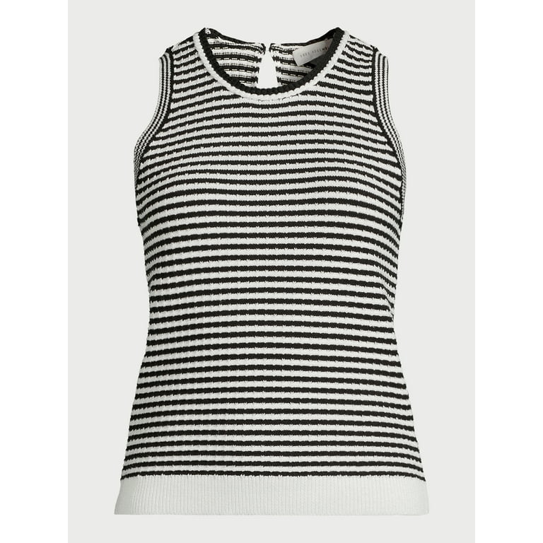 Free Assembly Women’s Crochet Sweater Tank Top, Midweight, Sizes XS-XXL | Walmart (US)