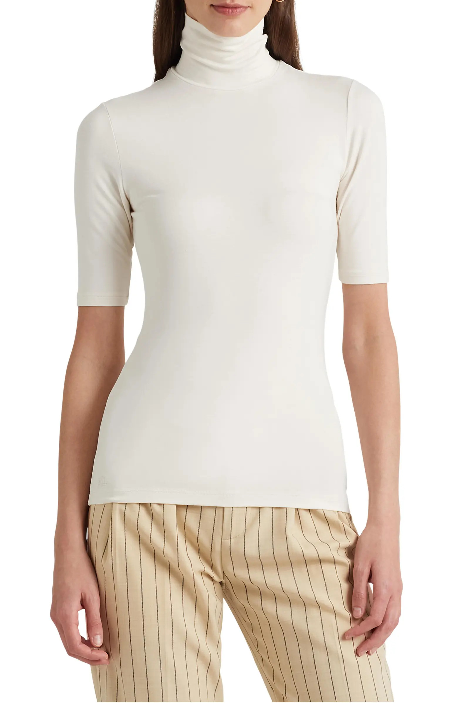 Jersey Turtleneck Top | Nordstrom