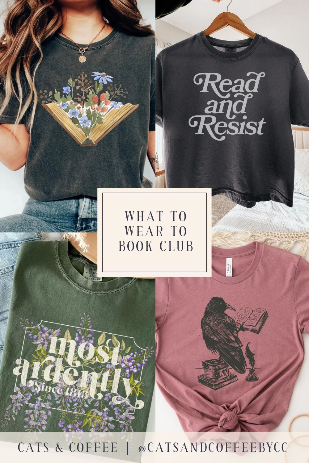 Perfect for book club meetings! These literary t-shirts celebrate the reading community with bookish quotes, funny reader humor, and classic literature references. Great gift ideas for fellow book club members or anyone who lives for their next read! 

 #LTKgrwm #LTKootd #LTKstorytime