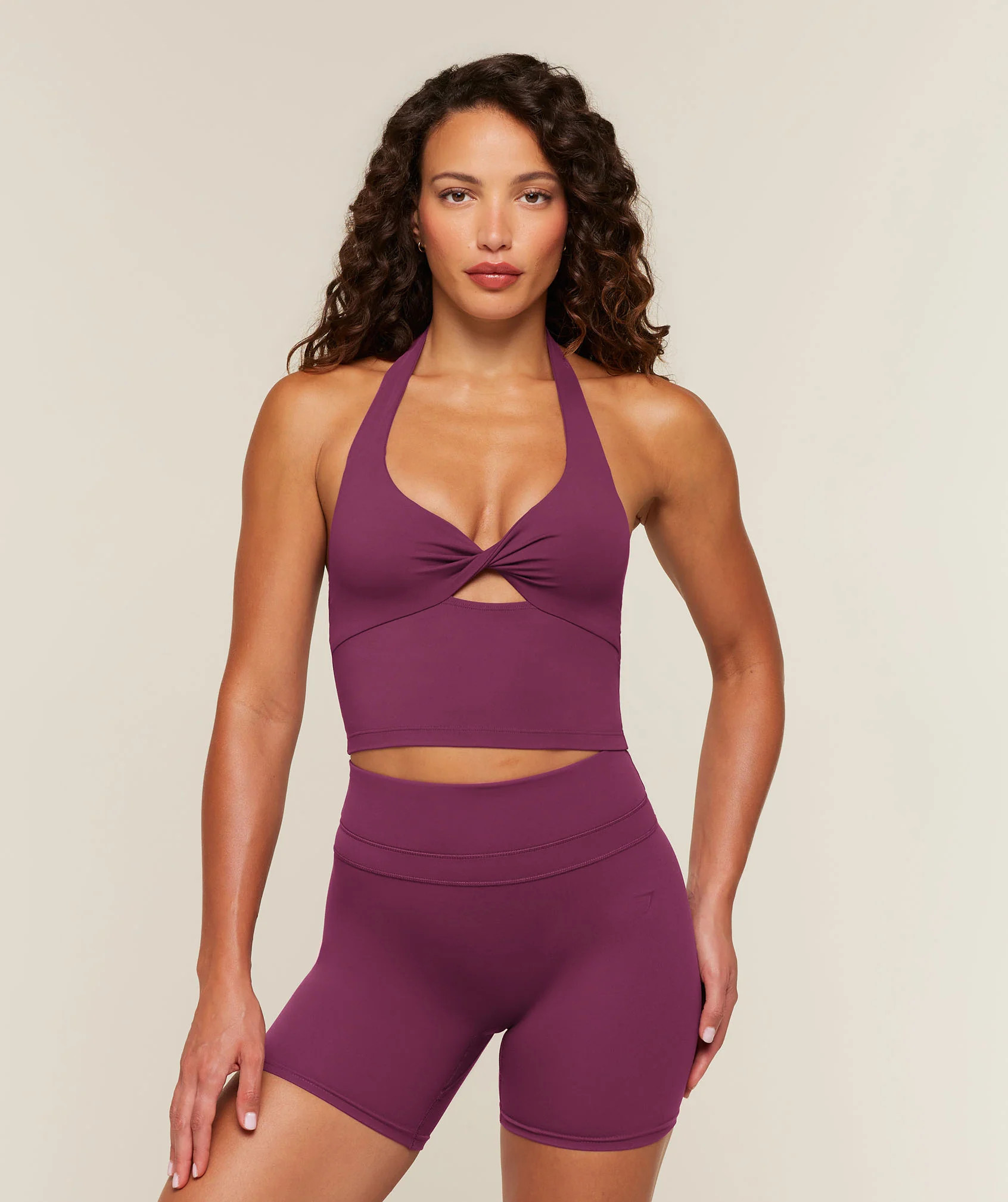 Whitney Twist Front Shelf Tank | Gymshark US