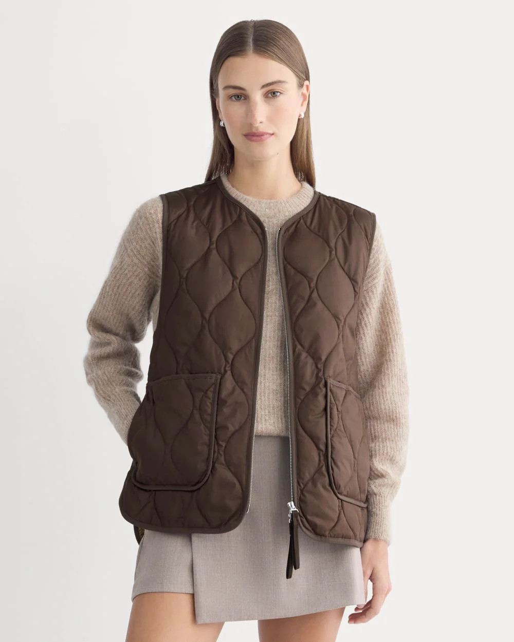 ReNew Quilted Vest | Coffee Bean | Everlane