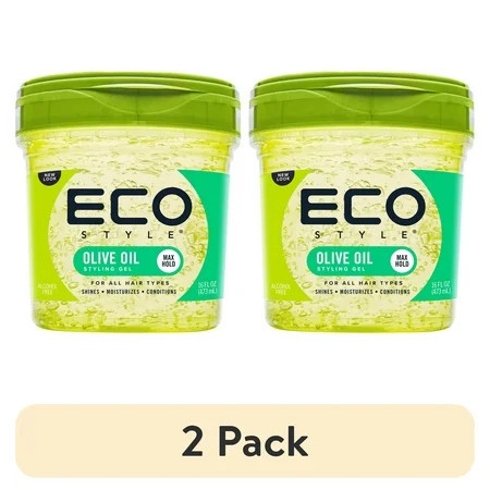 (2 pack) Eco Styler Olive Oil Styling Hair Gel, 16oz | Walmart (US)