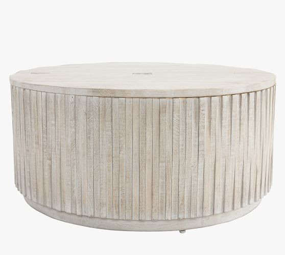 Coloma Round Storage Coffee Table (40") | Pottery Barn (US)