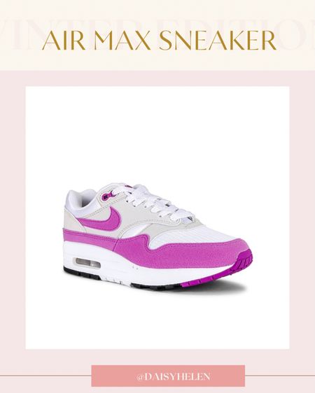Air Max 1 '87 Sneaker in Neutral Grey & Fuchsia Dream 

#LTKsalealert #LTKfitness #LTKshoecrush