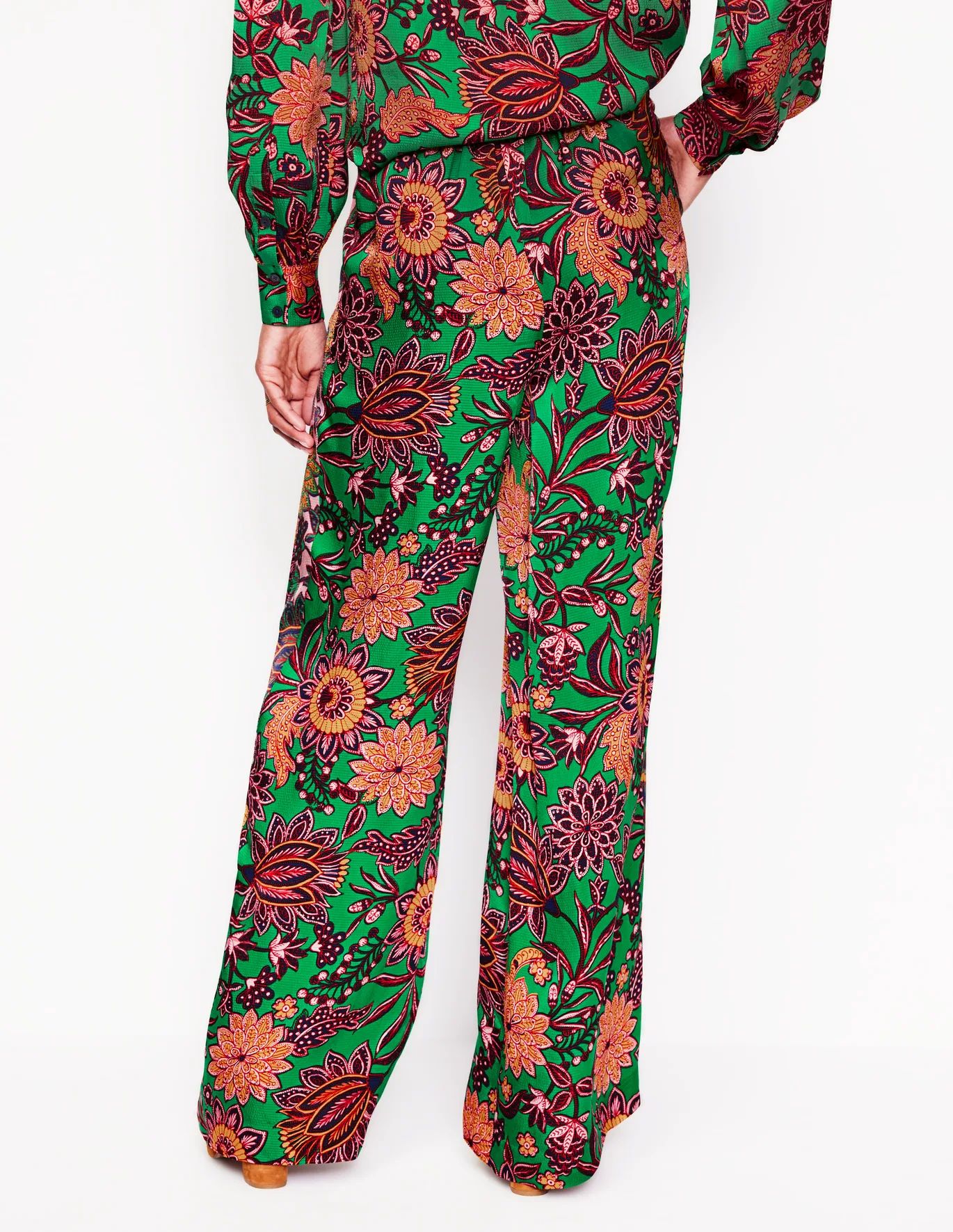 Wide Leg Pull-on Trousers | Boden (US)