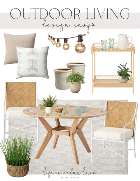 Outdoor Living- Design Inspo! Save 20% off this Target Patio table & chairs!! Just in time for an outdoor refresh. 

#homedecor #patiofurniture #outdoordecor

#LTKhome #LTKSeasonal #LTKsalealert