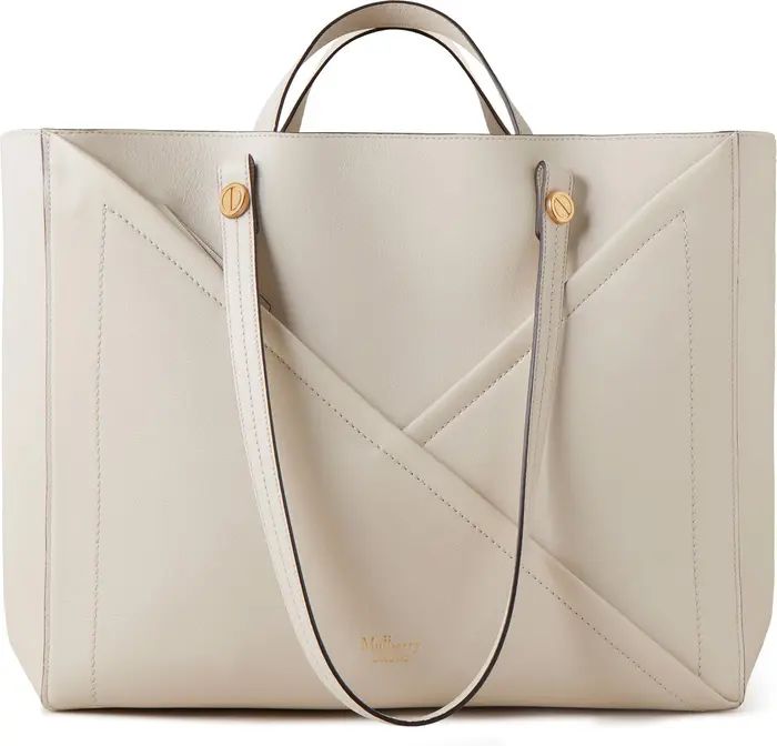 M Double Handle Leather Tote | Nordstrom