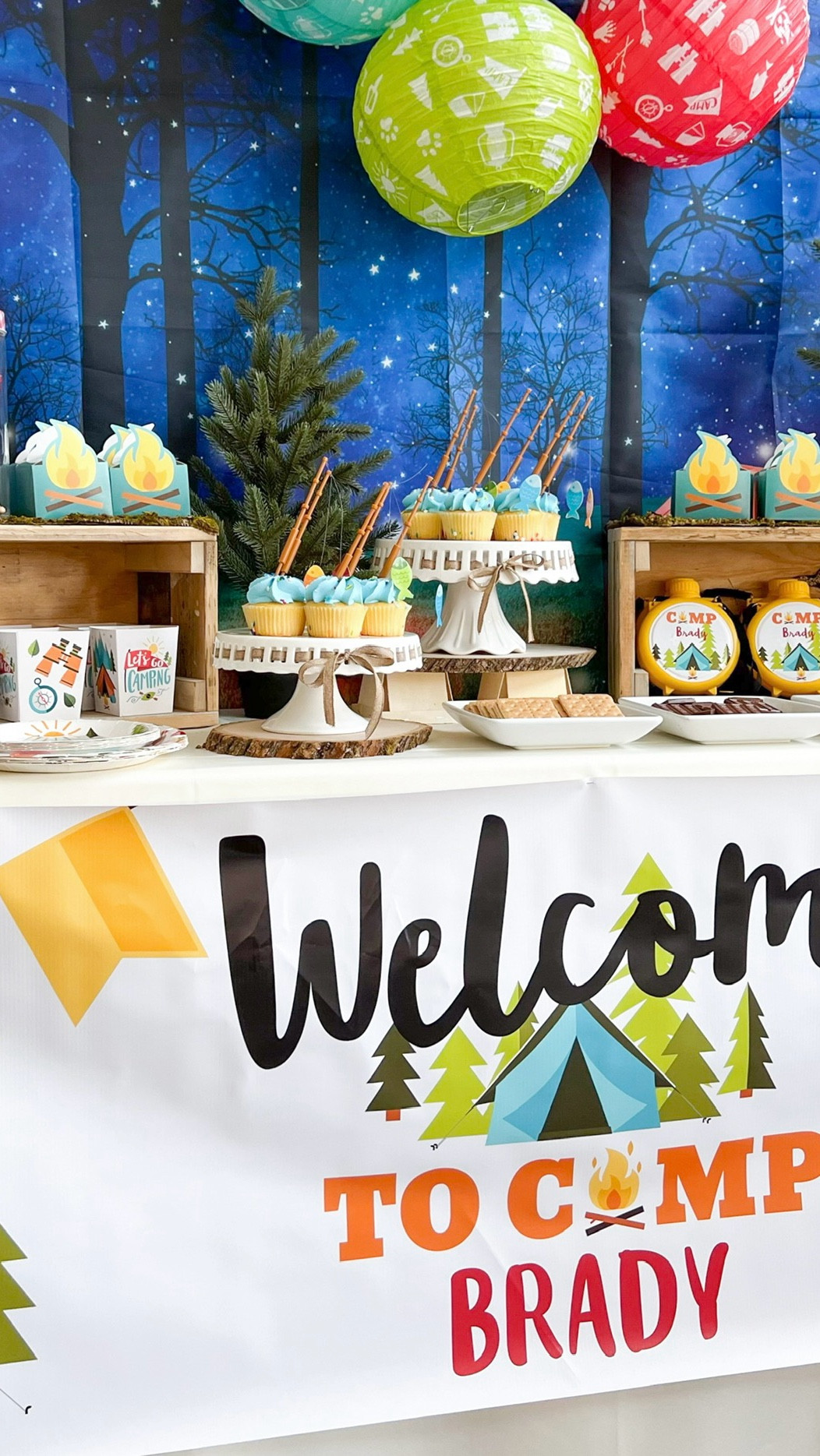 Calling all campers! Camp Brady is in full swing! Summertime is all about making memories and enjoying the outdoors!🏕️

My son’s camping birthday party has all the fun things little campers would need for a great time - crafts, snacks, cupcakes with fishing rods - even personalized canteens! 

#LTKFamily #LTKParties #LTKSeasonal
