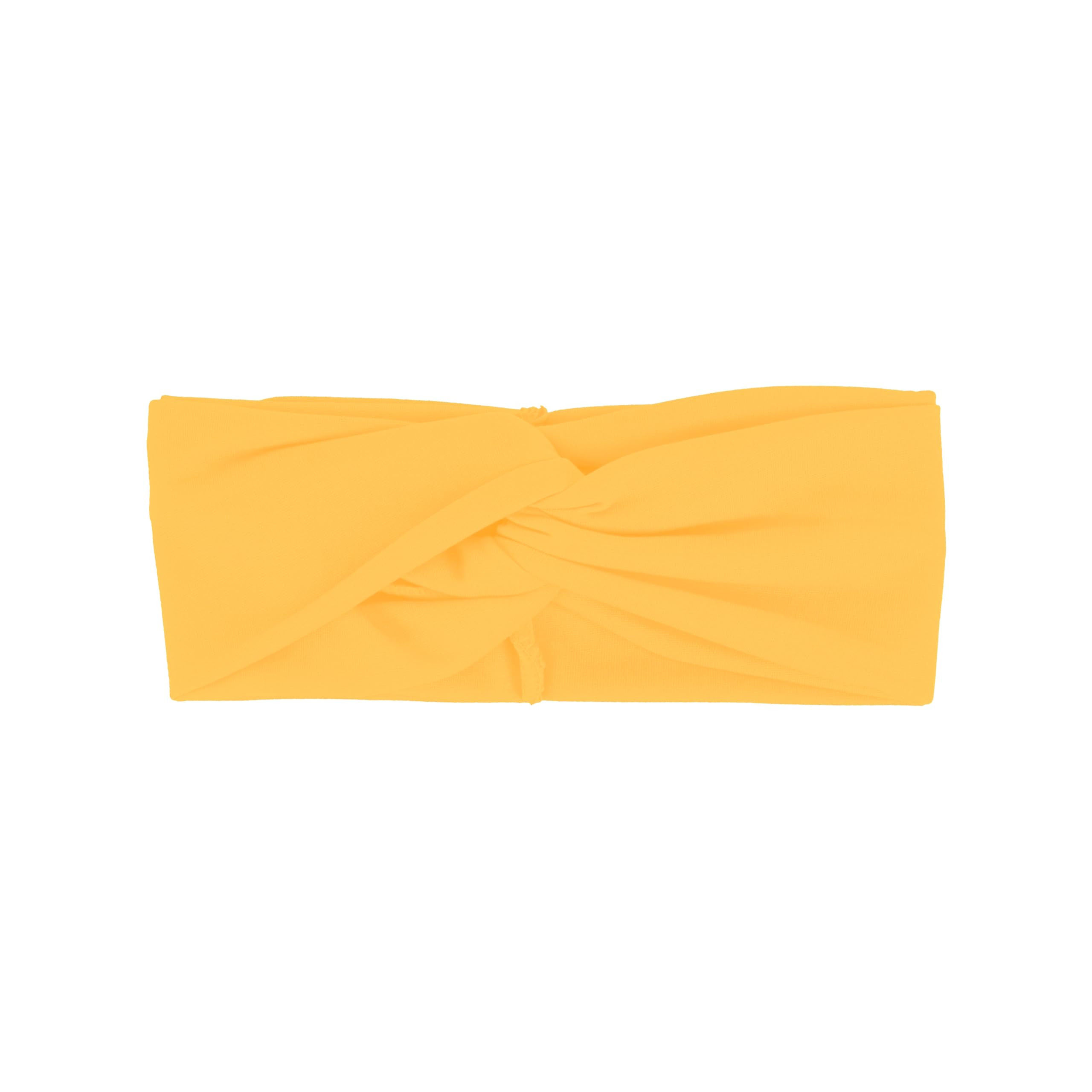 Motique Accessories Solid Twist Turband Headwrap Hair Band for Women (Yellow) | Amazon (US)