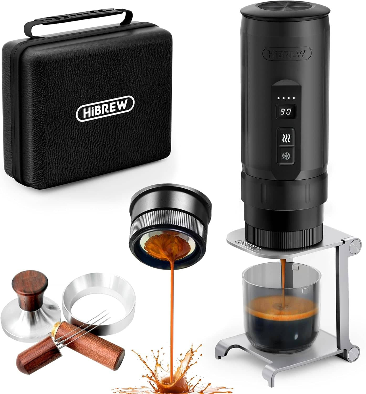HiBREW - H4C Portable Espresso Coffee Machine - Black | Best Buy U.S.