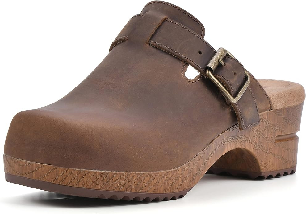 WHITE MOUNTAIN Shoes Behold Leather Clog | Amazon (US)