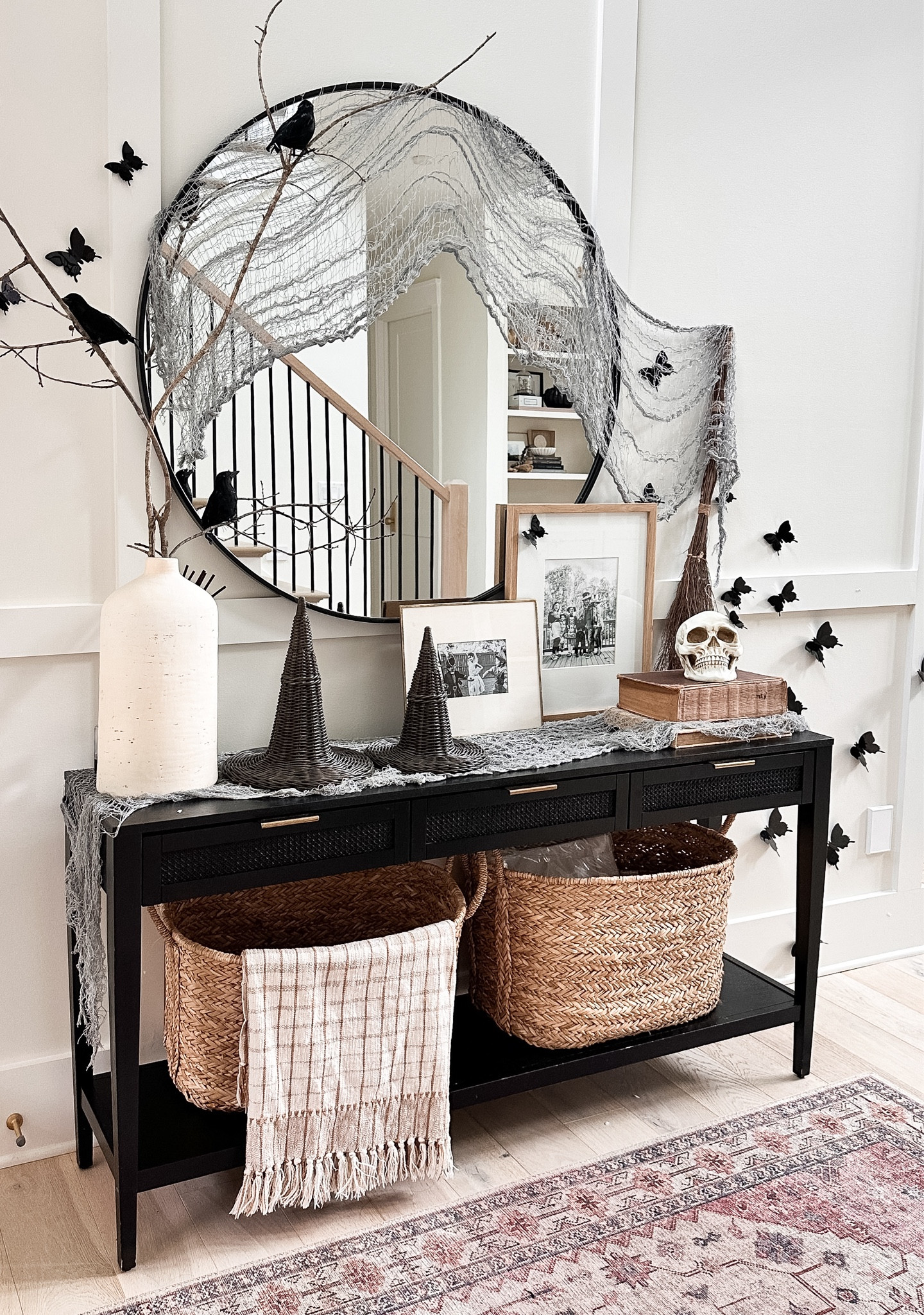 My entrance table is ready for Halloween. It turned out so beautiful. I love  neutral Halloween and fall decor. 

#LTKFallSale #LTKHome #LTKFindsUnder50
