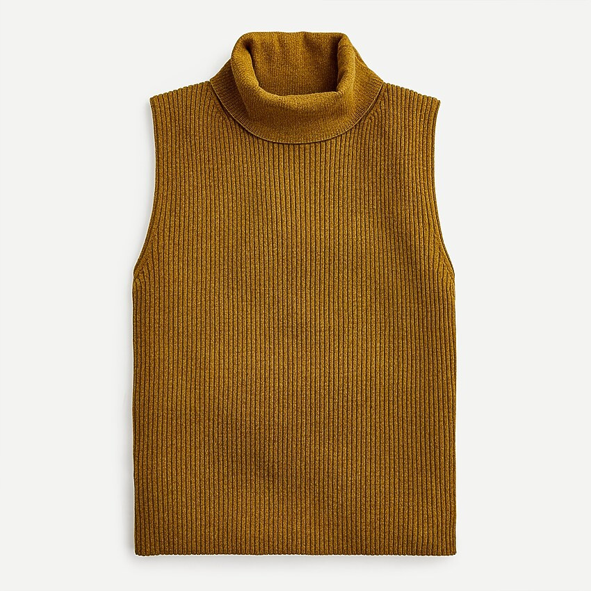 Ribbed mockneck sweater tank | J. Crew US