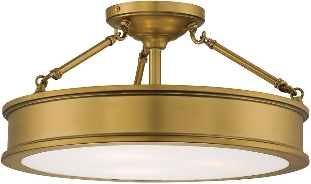Minka Lavery Harbour Point 19" Wide Liberty Gold Ceiling Light | Amazon (US)