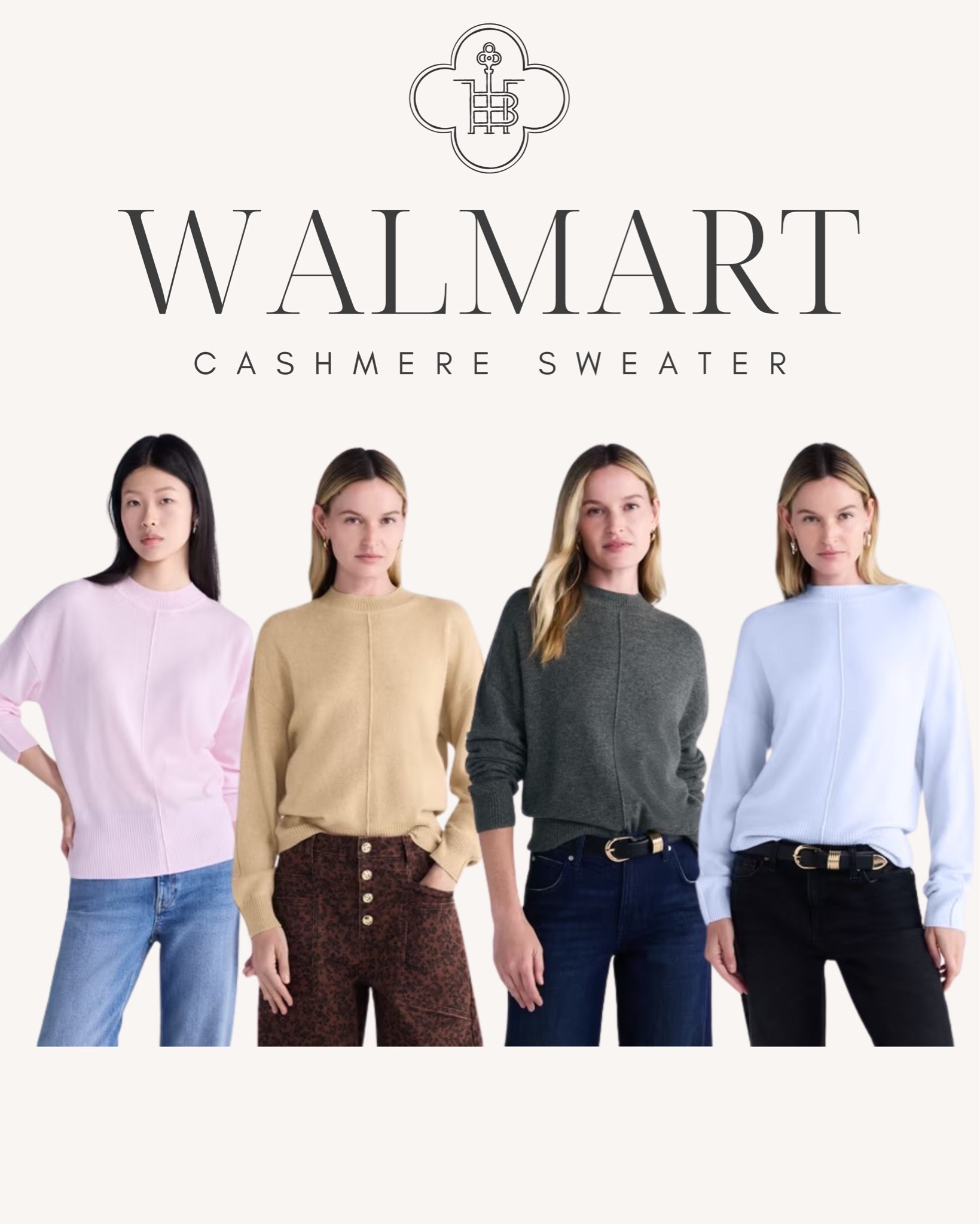 New cashmere sweaters at Walmart!! They’re such a great price!!

#LTKSeasonal #LTKgrwm #LTKootd
