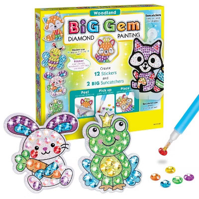 Creativity for Kids Big Gem Diamond Painting Kit - Woodland | Target