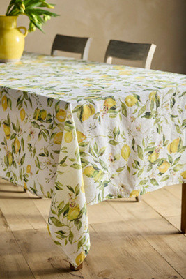 Lemons Linen Tablecloth | Anthropologie (US)