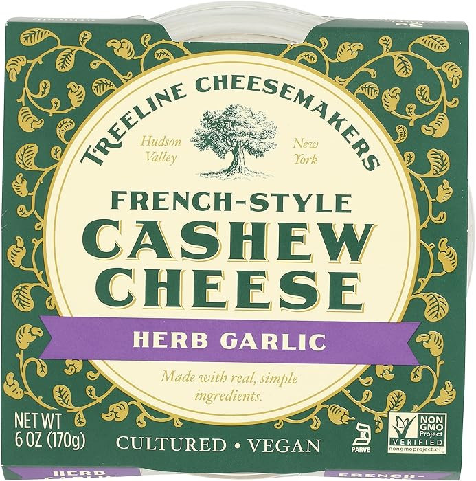Treeline Vegan Soft Herb and Garlic Cheese, 6 oz | Amazon (US)