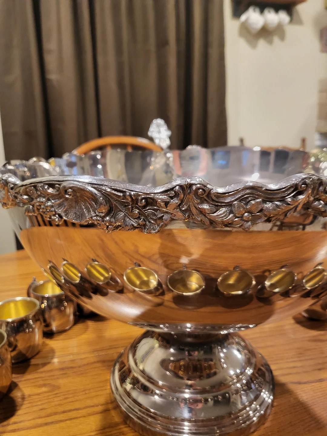 F B Rogers Silverplate Bowl, 20 Cups and Laddel - Etsy | Etsy (US)
