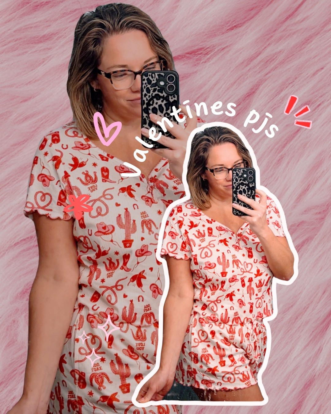 Absolutely obsessed with these valentines pjs from Walmart! They are SO soft!! 

#LTKSeasonal #LTKdayinmylife #LTKMidsize