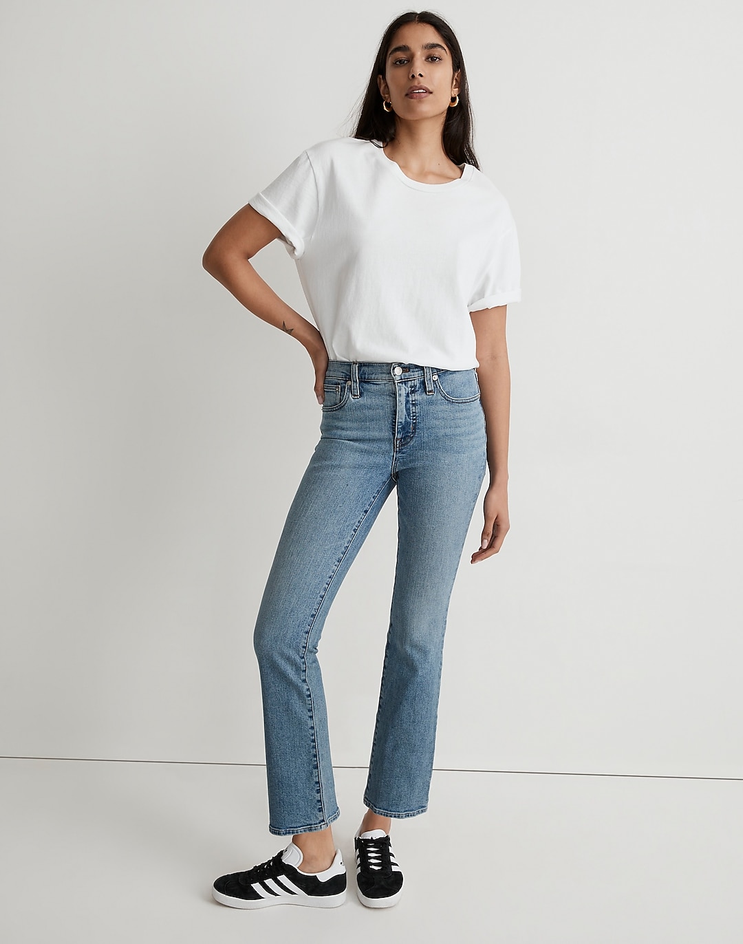 Kick Out Crop Jeans in Milverton Wash | Madewell