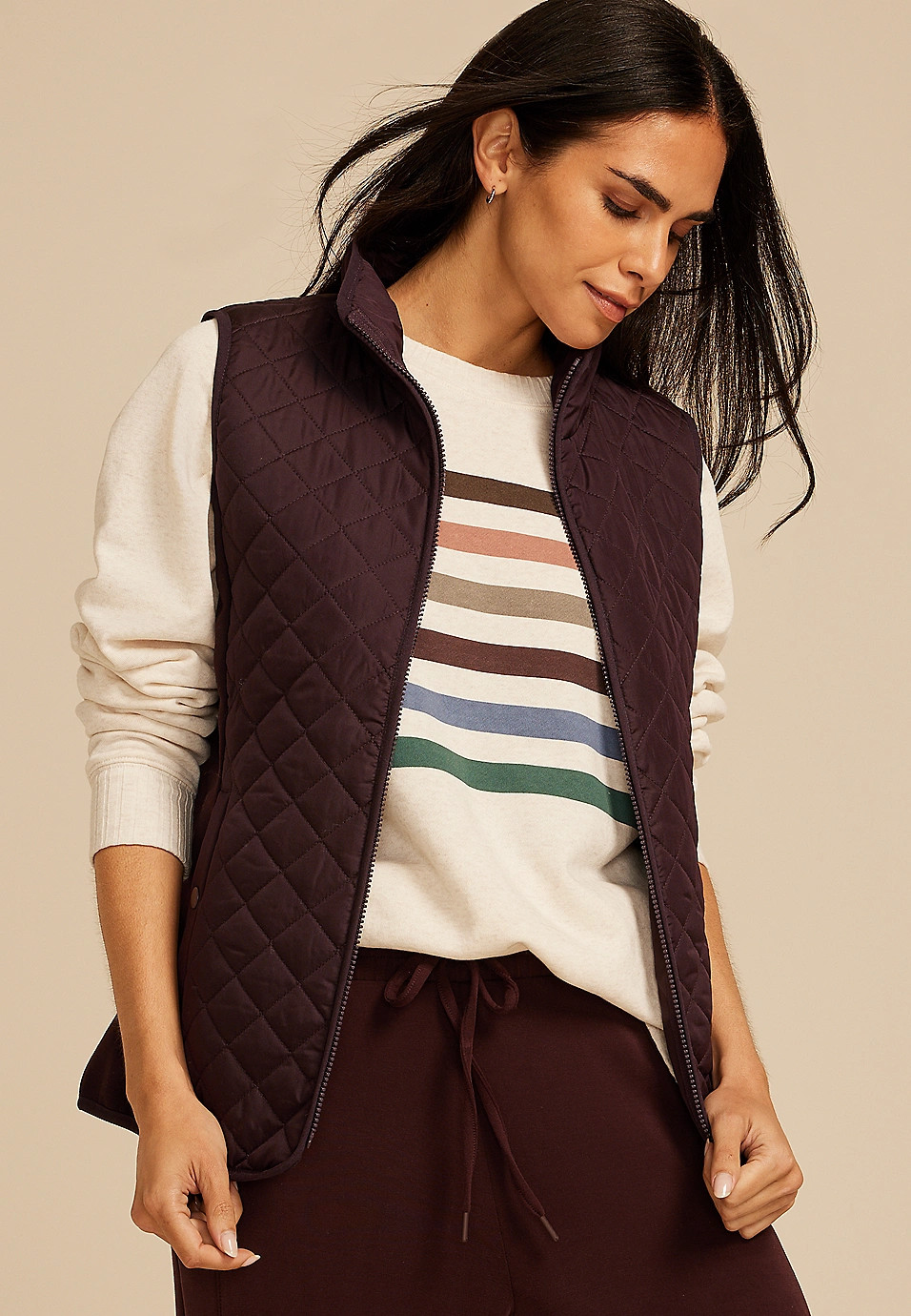 Athleisure Quilted Vest | Maurices