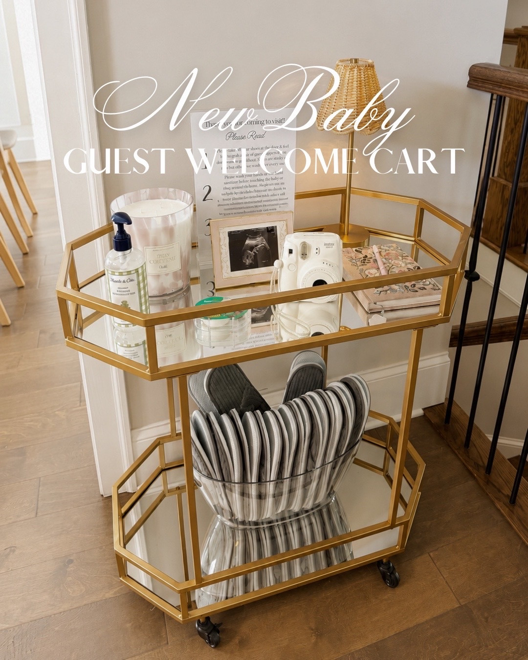 Thankful for me being so Type A that I set this up weeks ago before new baby chaos!! 😵‍💫

Our New Baby Guest Welcome Cart ✨

The perfect landing place for guests visiting over the next few weeks as we introduce our girl to the world VERY soon! ⏲️💕

Save yourself a little of the worry when people start popping in to meet your little one with this idea 🫶🏻 

Shop the inspo on my Amazon under Guest Welcome Cart for New Baby! 🔗✨

#newbaby #newbornbubble #guestcart #newparents #homeideas

#LTKBaby #LTKHome