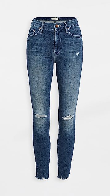 High Waisted Looker Ankle Fray Jeans | Shopbop