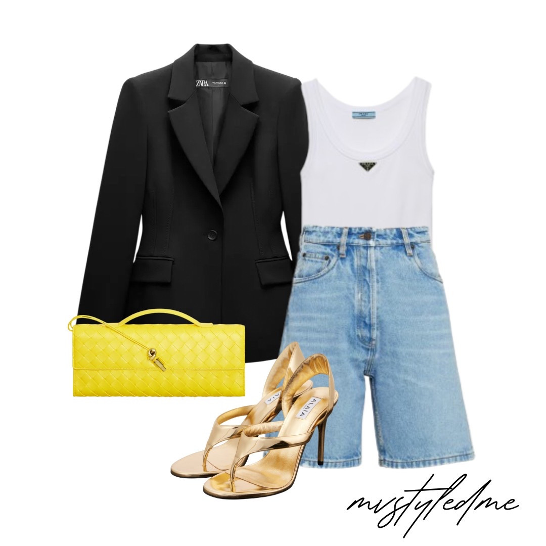SPRING UNIFORM ANYONE? 🌼✨

Prada staple pieces +  Bottega Andiamo Clutch in the newest color Sulfur 🤩 - this is color is everythinggg, no!!?

Virtual styling bookings are available @mv_styledme on Instagram ✨

#LTKItBag #LTKStyleTip