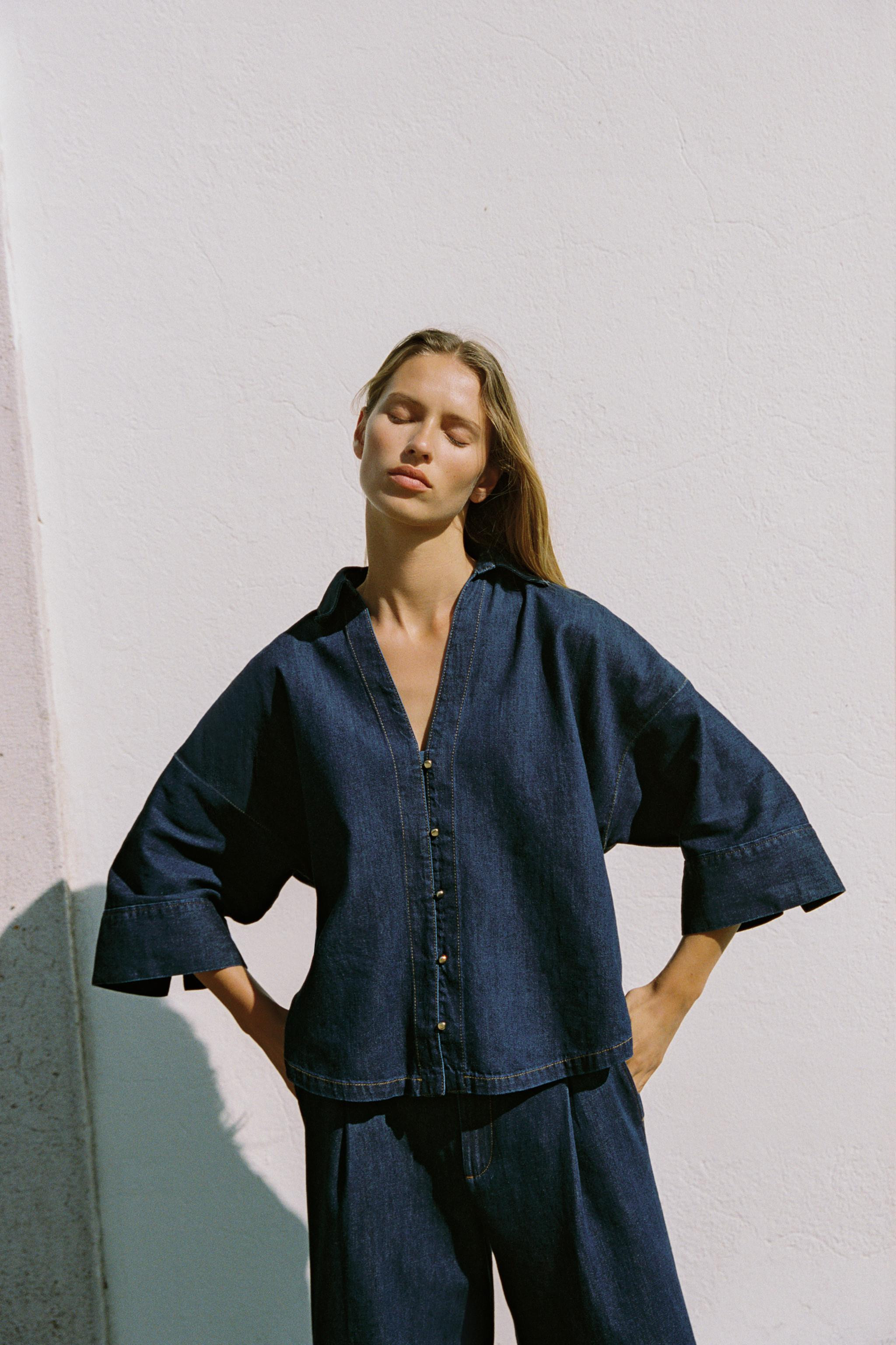 WIDE SLEEVE SHIRT | Zara US