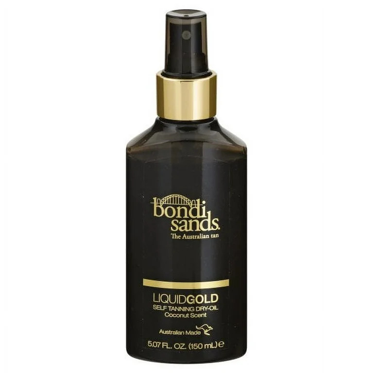 bondi sands- liquid gold self tanning dry oil provides a longer lasting tan and skin hydration (1... | Walmart (US)