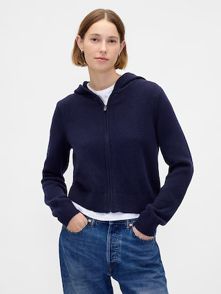 CashSoft Sweater Zip Hoodie | Gap (US)