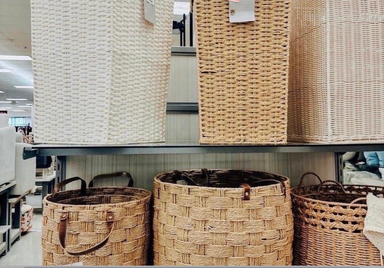 Aesthetic Wicker Storage Baskets for Living Room & Bedroom

#LTKHome