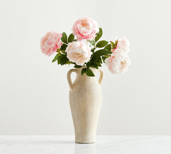 Faux Long Stem Peony Bundle | Pottery Barn (US)