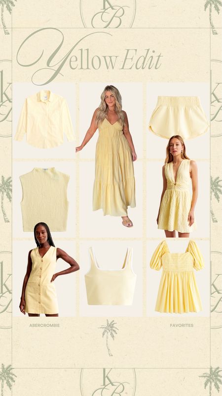Allll the yellow from Abercrombie💛✨🌙 obsessed w yellow this season!! #yellow #abercrombie 

#LTKstyletip #LTKmidsize #LTKsalealert