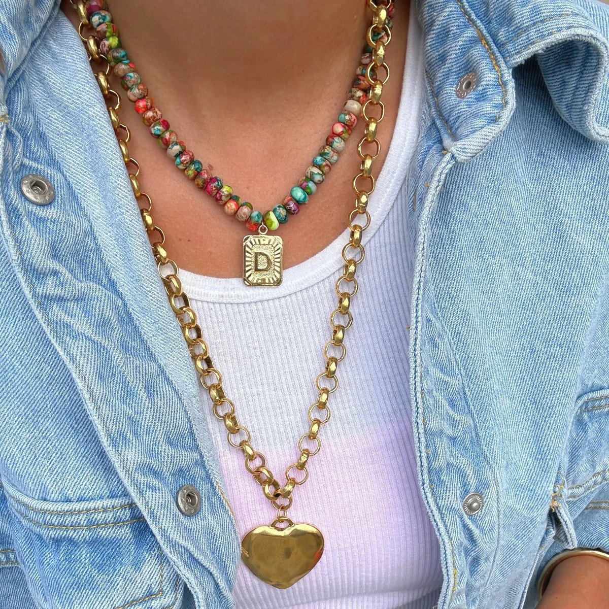 Puffy Heart Necklace | BRACHA