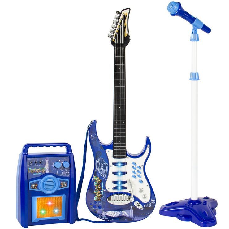 Best Choice Products Kids Electric Musical Guitar Toy Play Set w/ 6 Demo Songs, Whammy Bar, Micro... | Target