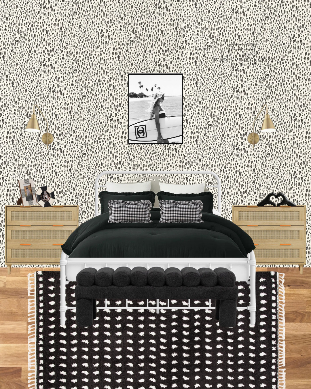 Dalmatian wallpaper option & bedding  

 #LTKHome