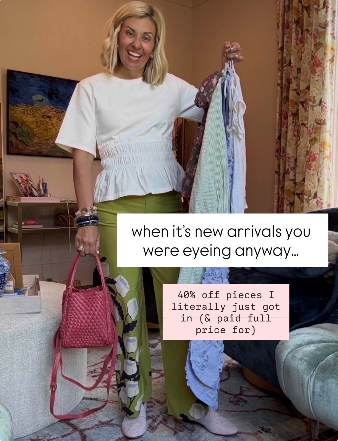 Anthro Labor Day Sale! Literally pieces for my brand new order are on sale! I’m in 26P pants.

#LTKSeasonal #LTKOver40 #LTKSaleAlert