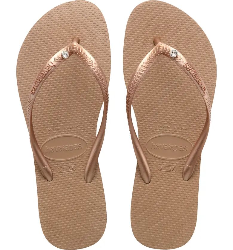 Slim Crystal Flip Flop (Women) | Nordstrom