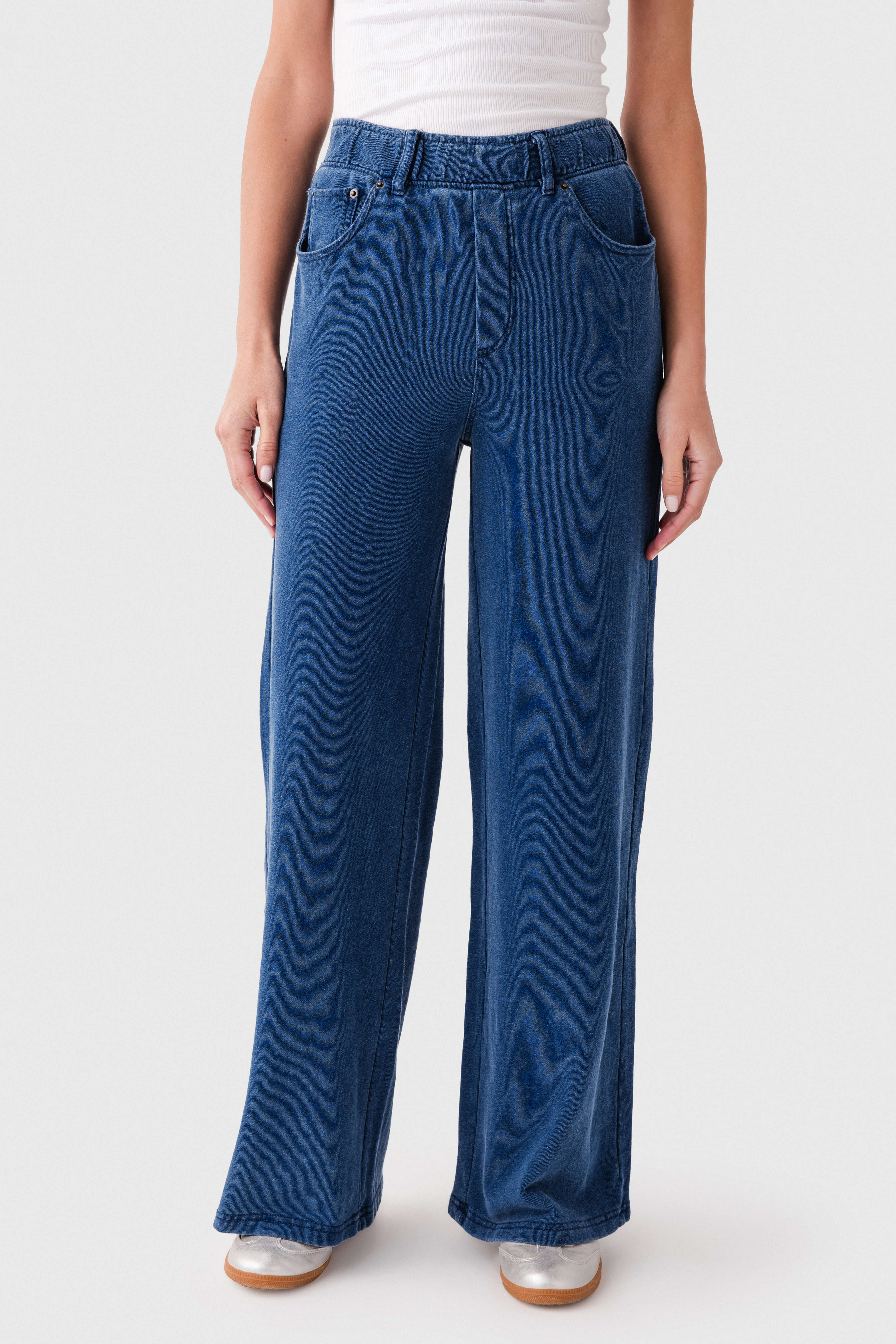 Z Supply Entourage Knit Denim Pant | Social Threads