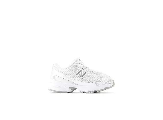 New Balance Kids' 740 BUNGEE LACE - White/Grey (Size 7 Wide) | New Balance Athletics, Inc.
