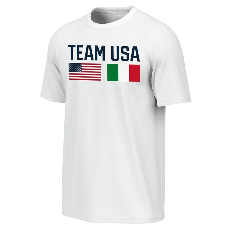 Men's Outerstuff  White Team USA Milano Cortina 2026 Winter Olympics T-Shirt | Walmart (US)