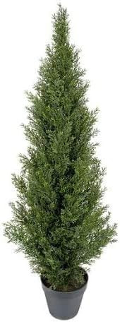 One UV Rated Outdoor Artificial 4 Foot Cedar Topiary Tree by Silk Tree Warehouse | Amazon (US)
