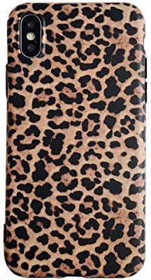 YonMeet Leopard Case for iPhone 7 Plus 8 Plus Classic Luxury Fashion Protective Flexible Soft Rub... | Amazon (US)